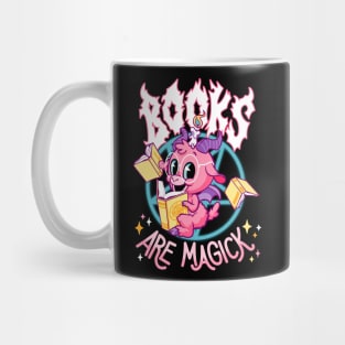 Books Are Magick Goat Mug